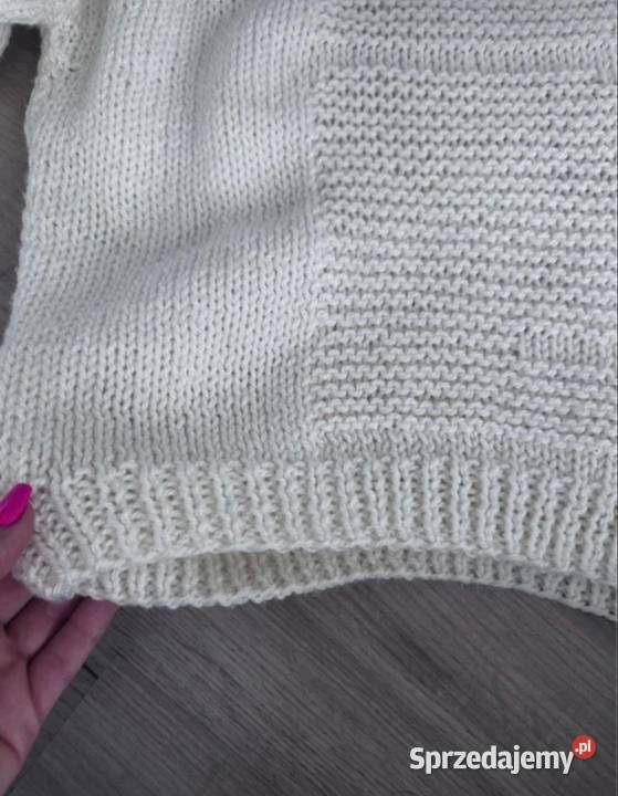 Sweterek ręcznie robiony ciepły wielkopolskie Leszno