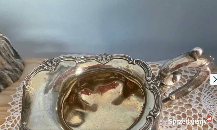 Srebro mlecznik Carska Rosja 1855 Aleksander Antyki, Sztuka, Kolekcje dolnośląskie Jelenia Góra