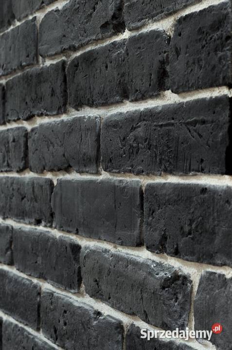 Płytki z cegły czarne mazowieckie