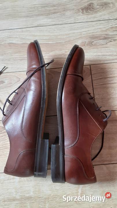 Buty Vistula klasyczne brązowe męskie 40 skóra śląskie Sosnowiec