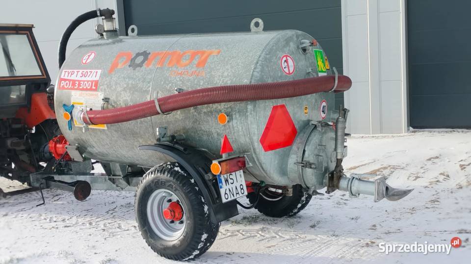 Beczkowóz Pomot 3300 litrów z 2015 roku Łuków