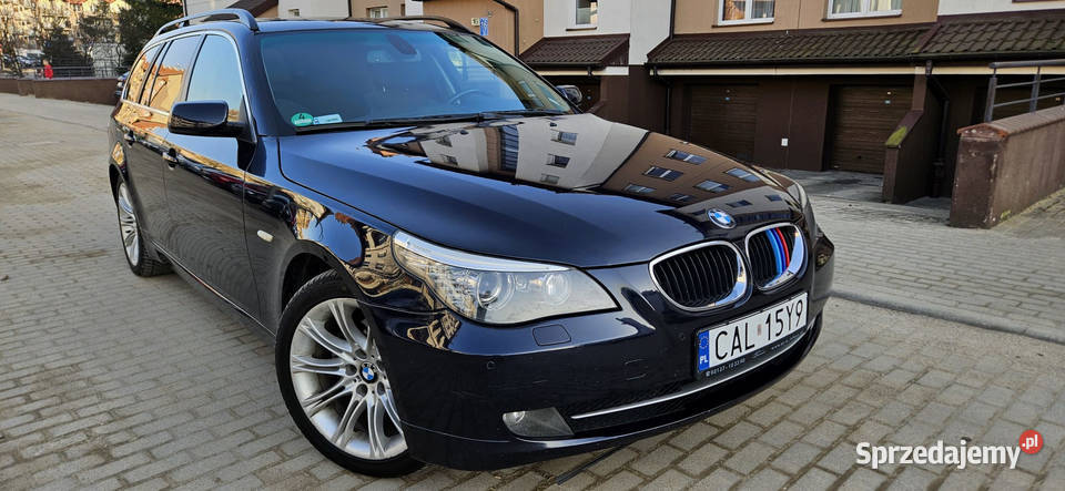 Bmw E61 lift 2009r 20 benz stan wzorowy bogata Seria 5 warmińsko-mazurskie Elbląg