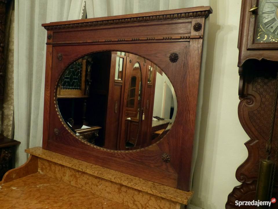 Toaletka secesyjna z marmurem kompletusklep Dąbrowa Górnicza sprzedam