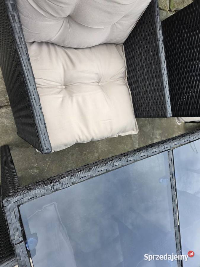 Zestaw mebli ogrodowych Space 6 krzeseł stół Wschowa sprzedam