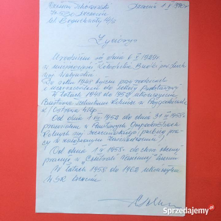 1759 Życiorys Tchórzewski Antyki, Sztuka, Kolekcje Szczecin