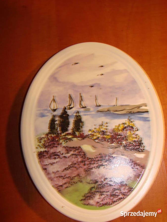 Rorstrand Carl Anton porcelanowy medalion Pruszcz Gdański sprzedam