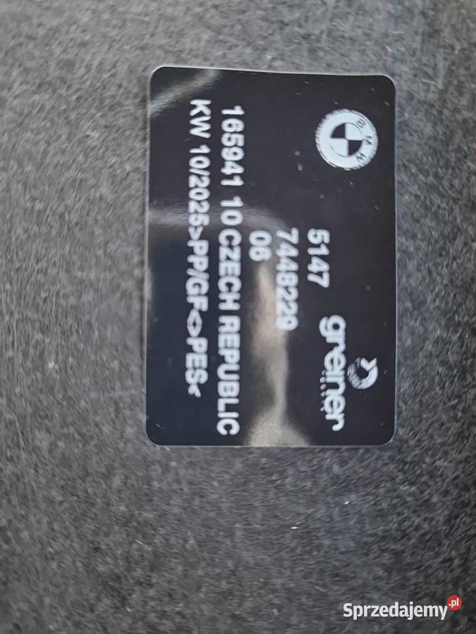 Półka bagażnika BMW Serii 1 F70 2025 r oryginał Bytom Odrzański sprzedam