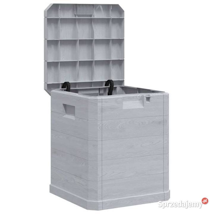vidaXL Skrzynia ogrodowa 90 L jasnoszaraSKU45683 Warszawa sprzedam