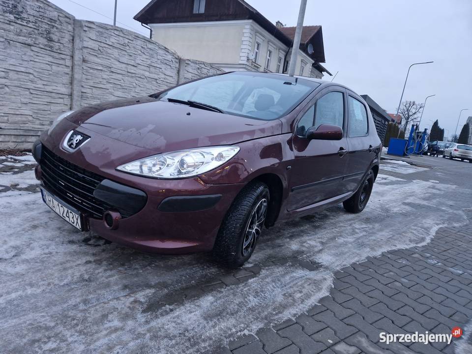 Peugeot 307 diesel 110 bezwypadkowy piękny kolor 307 małopolskie Skawina sprzedam