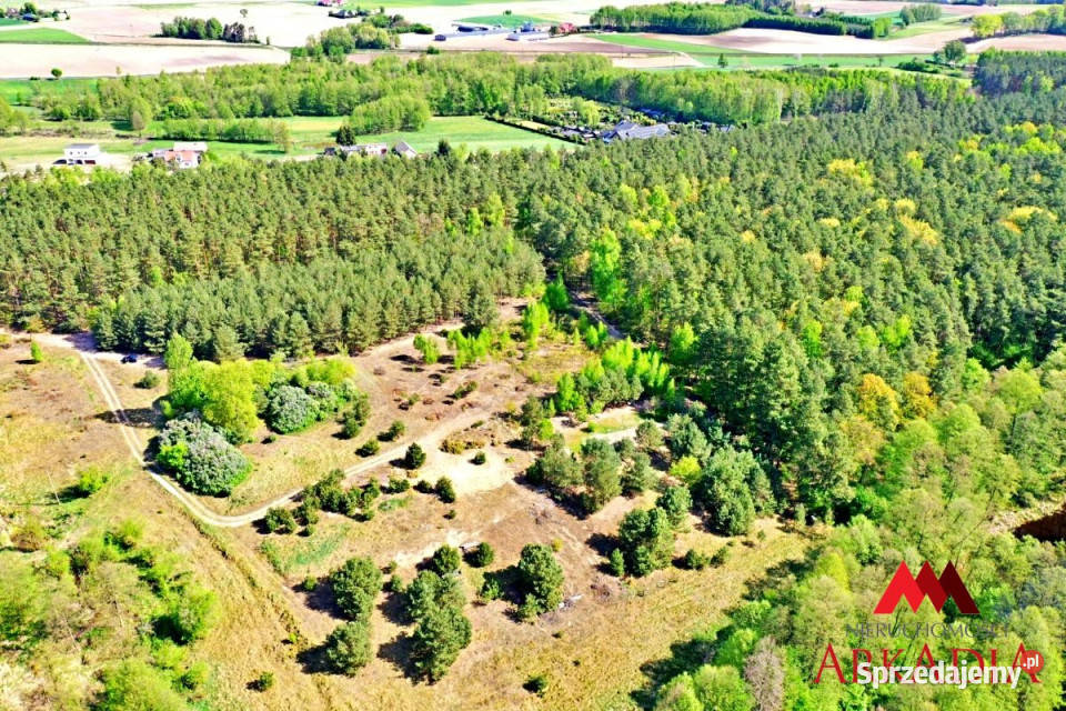 sprzedaży gruntu 1200m2 Lipno