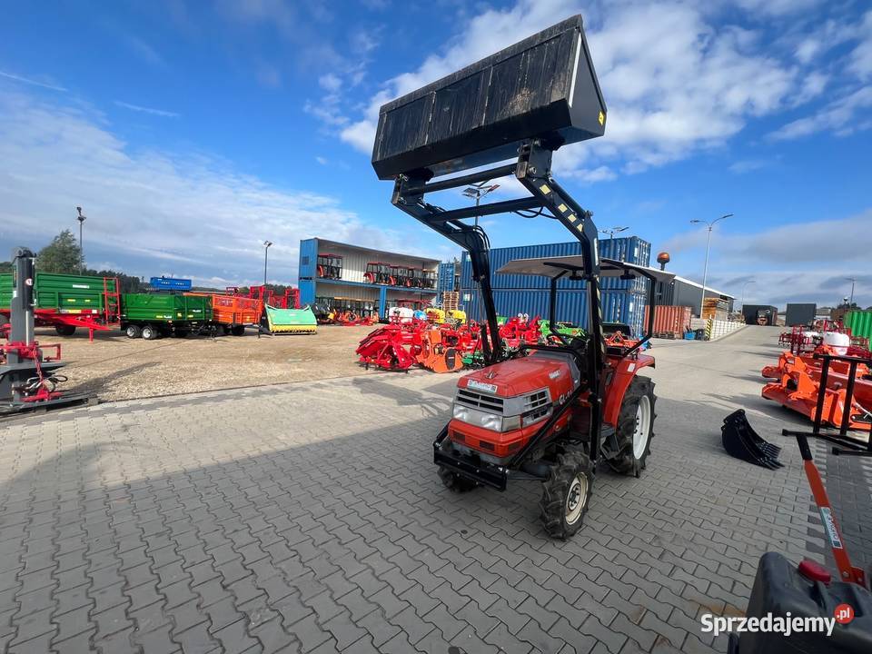 Mini Traktorek KUBOTA GL23 z TURem i łyżką pług Trojanów sprzedam