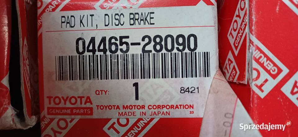 Klocki do Toyoty 0446528090 Lublin