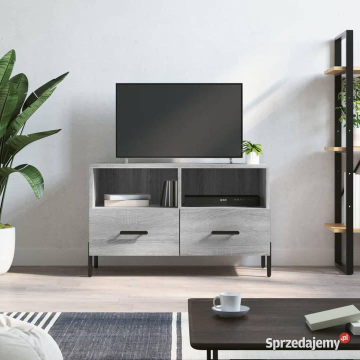 Szafka pod telewizor szary dąb sonoma 80x36x50 mazowieckie