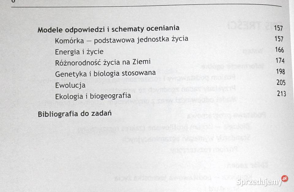 Biologia Zbiór zadań maturalnych Rozszerzony M Chełm