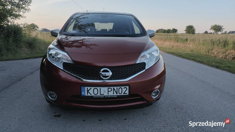 Nissan note 2015 I właściciel kupiony w polskim czerwony