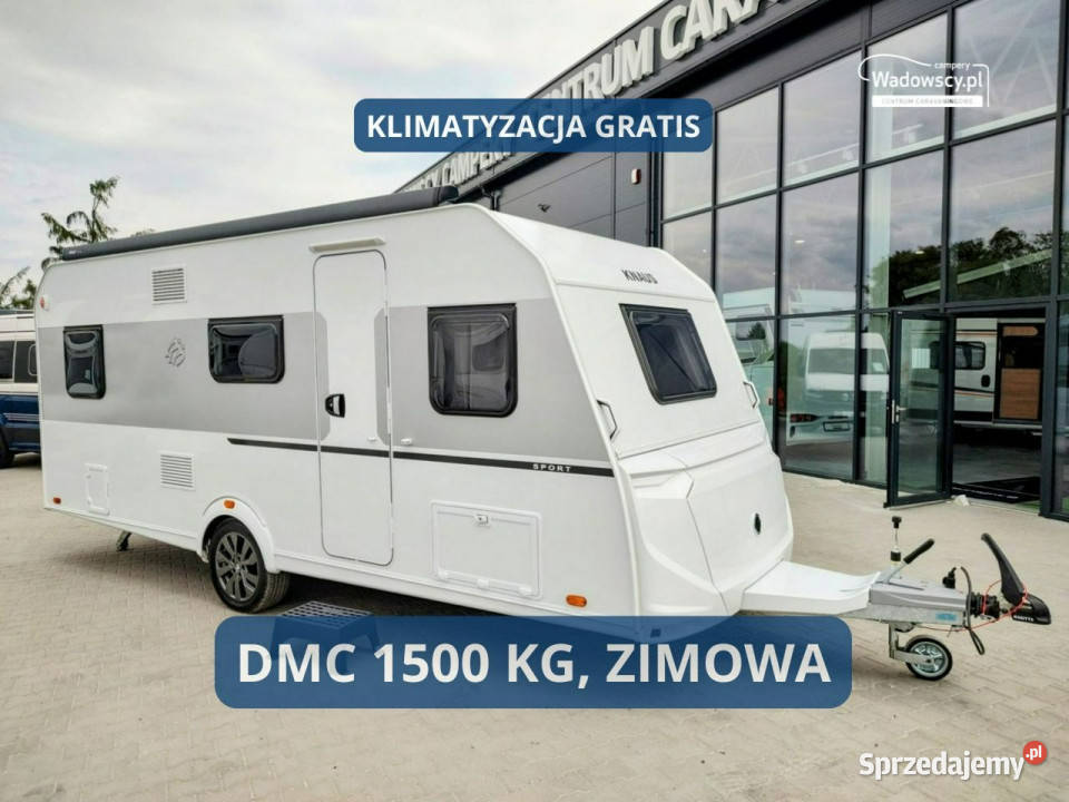 przyczepy kempingowe Knaus Sport 500 KD z dużą Gaj
