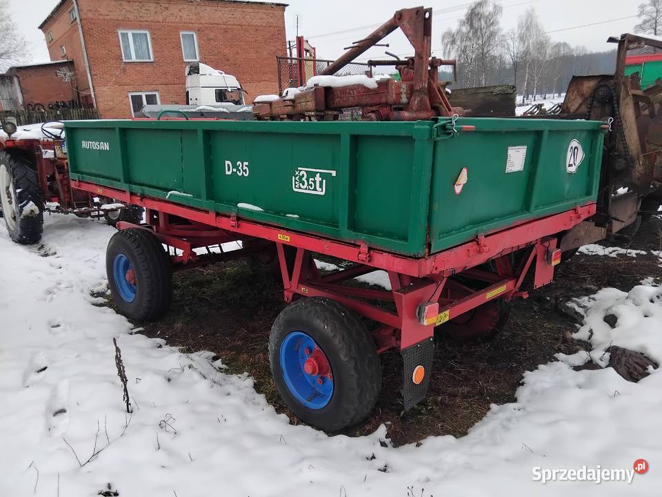 Przyczepa wywrotka 35 tonowa transport Bełchatów sprzedam