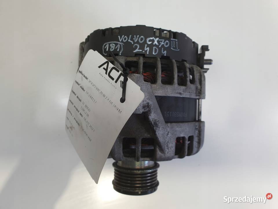 ALTERNATOR Volvo V70 III XC70 II 24 D5 31419556 osobowe