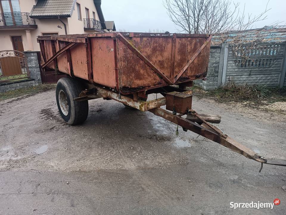 Przyczepa skorupowa wywrotka nieuszkodzony Busko-Zdrój