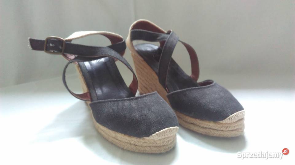 buty ESPADRYLE damskie KOTURNy r 37538 stan Białystok