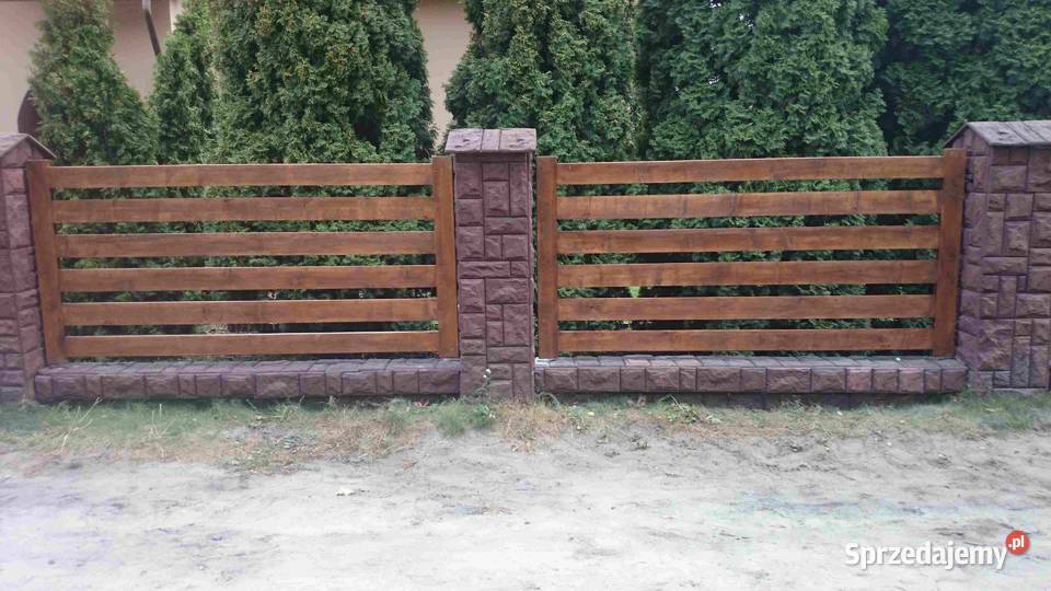 Brama drewniana model B4 Stanpor