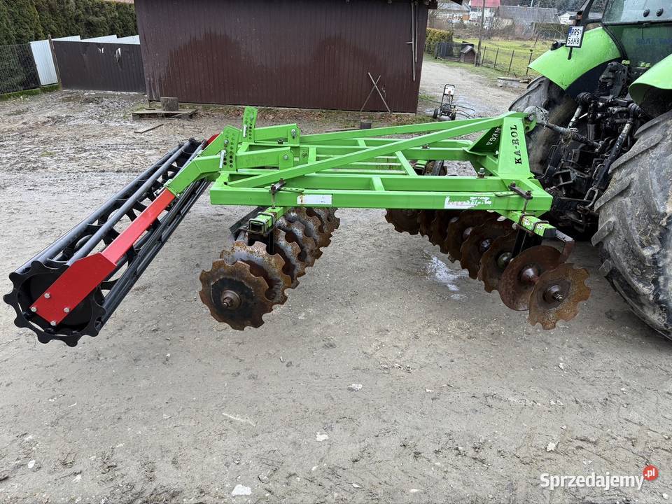 Brona talerzowa KAROL X 3 m NOWY wał rurowy