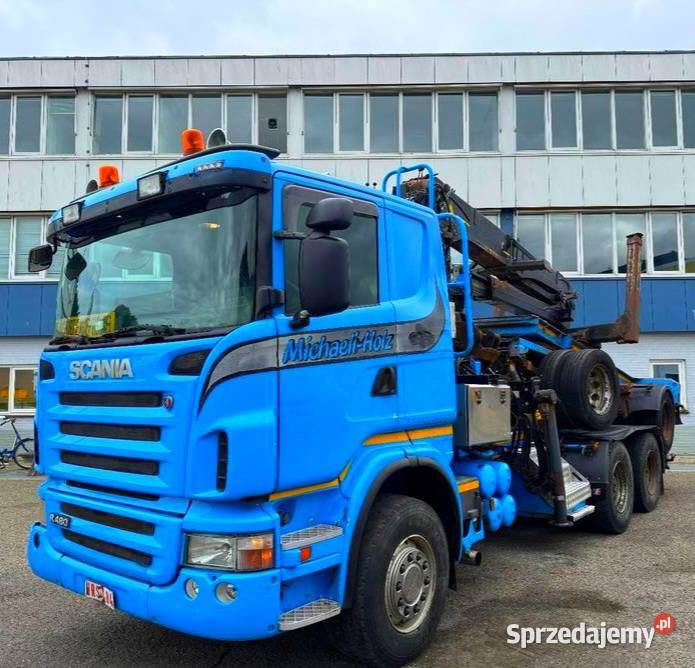Do drewna do przewozu dlugiego drzewa Scania 6x4 Warszawa