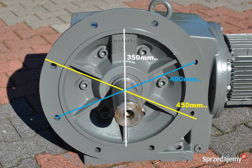 Motoreduktor kątowy 55kw 19obrmin Firmy SEW Kargowa