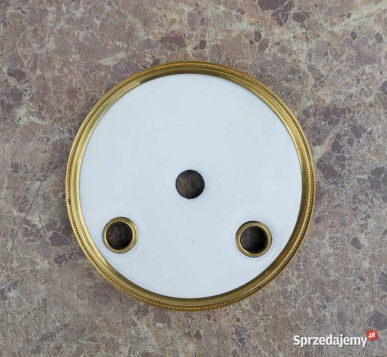 T104 Środek tarczy zegara tzw porcelanka w otwór Antyki Tczew