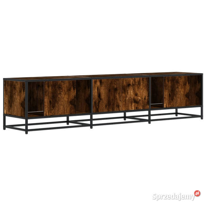 Szafka pod telewizor przydymiony dąb 180x35x41