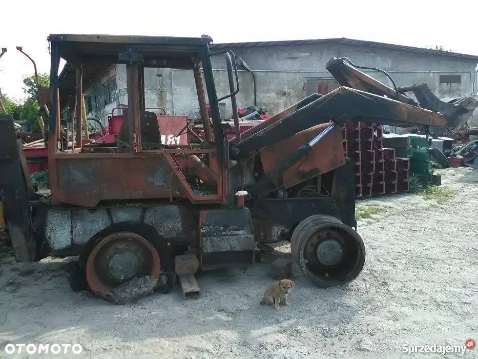 Koparka Fermec Massey Ferguson 965 Spalona Na lubelskie Wysokie