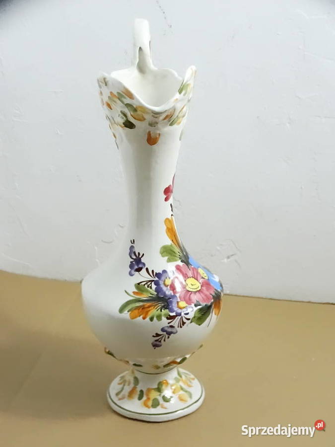 Włoski dzbanek wazon ceramiczny Bassano Made in