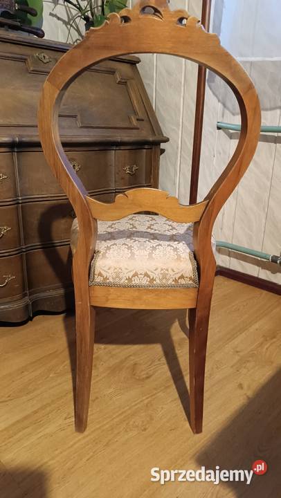 Dwa stare krzesła Ludwikowskie zachodniopomorskie Goleniów