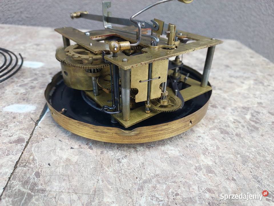 179 Zestaw mechanizm starego zegara ściennego Tczew