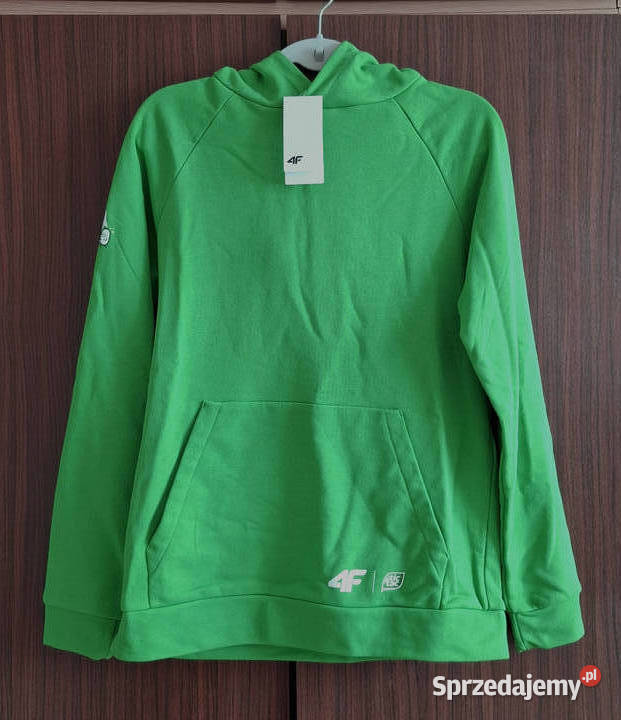 Nowa zielona bluza 4F Tic Tac Czuję do Miętę Odzież codzienna Odzież codzienna Maków Mazowiecki sprzedam