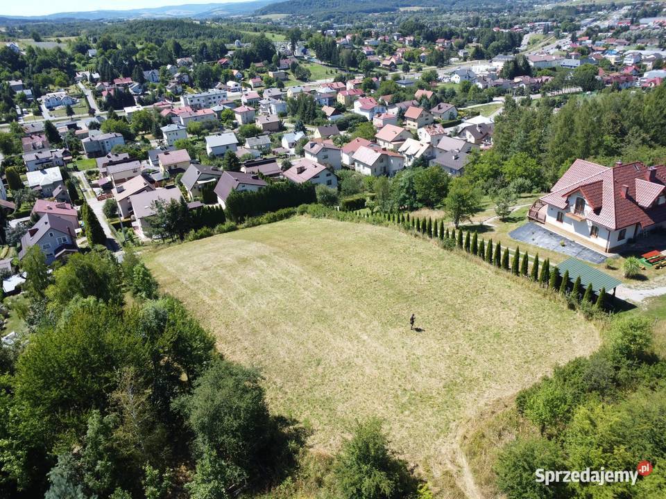 Widokowa działka budowlana w Sanoku podkarpackie Sanok