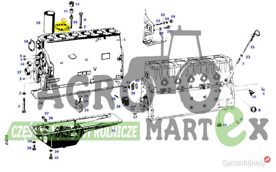 F281202210050 USZCZELKA POD GŁOWICĘ 13 FENDT
