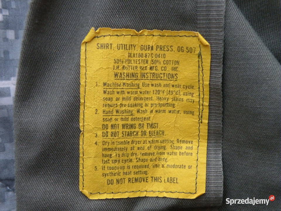 Koszula garnizonowa og507 17 12 x 34 Wrocław