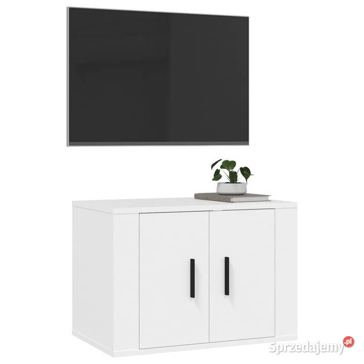 Wisząca szafka telewizyjna biała 57x345x40 Warszawa sprzedam