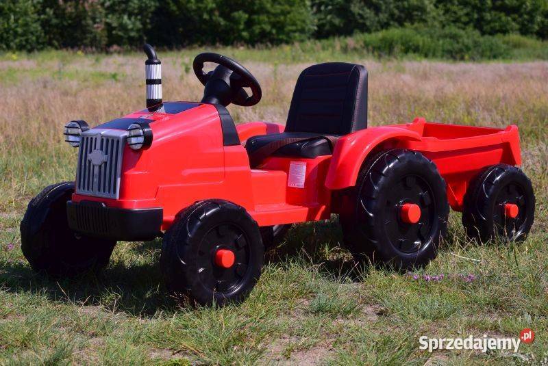 BAWIBUS Autko na akumulator TRAKTOR Z PRZYCZEPKĄ Myszków