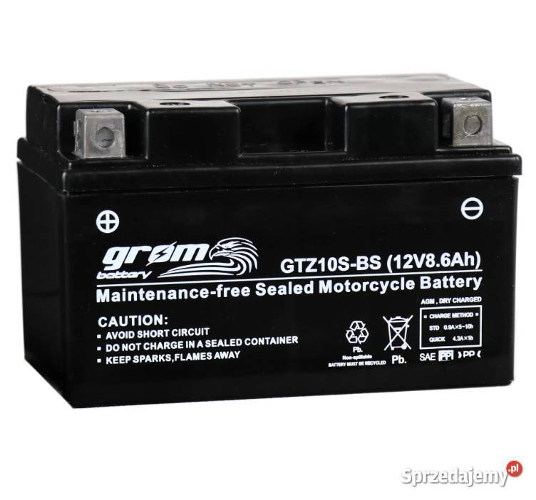 Akumulator MOTO GROM GTZ10SBS 12V 86Ah 160A podlaskie Białystok