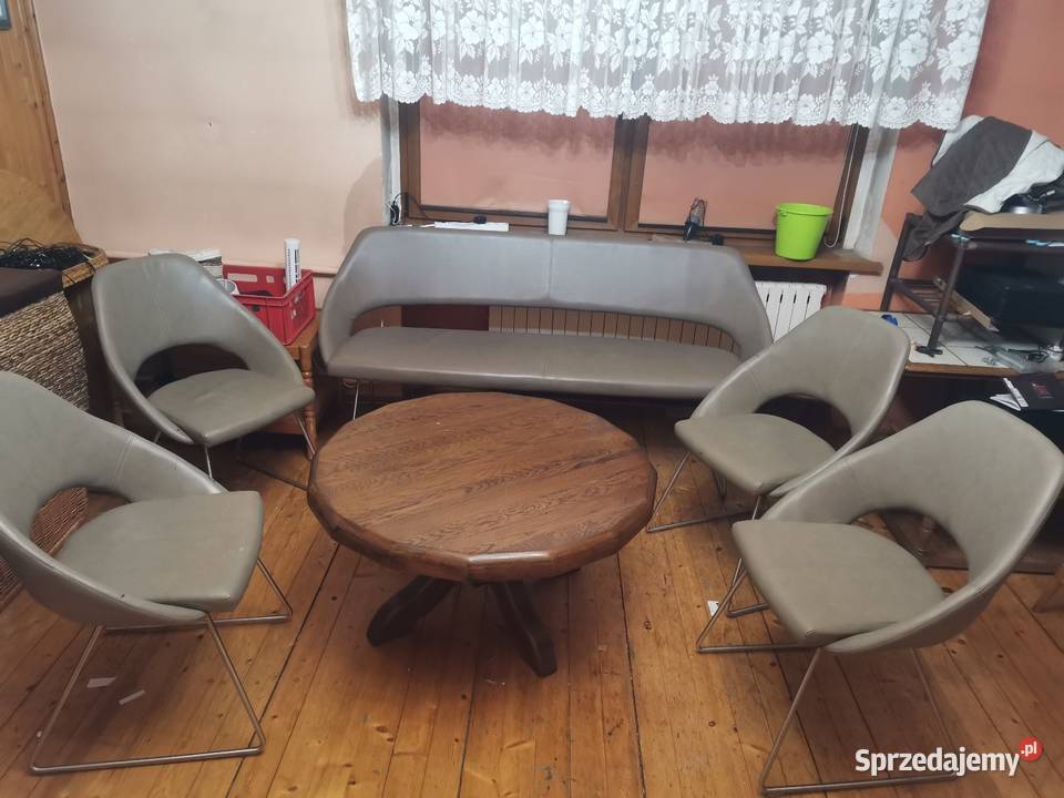 Komplet 4 krzesła plus sofa MCA funiture Gmbh Trzcianka sprzedam