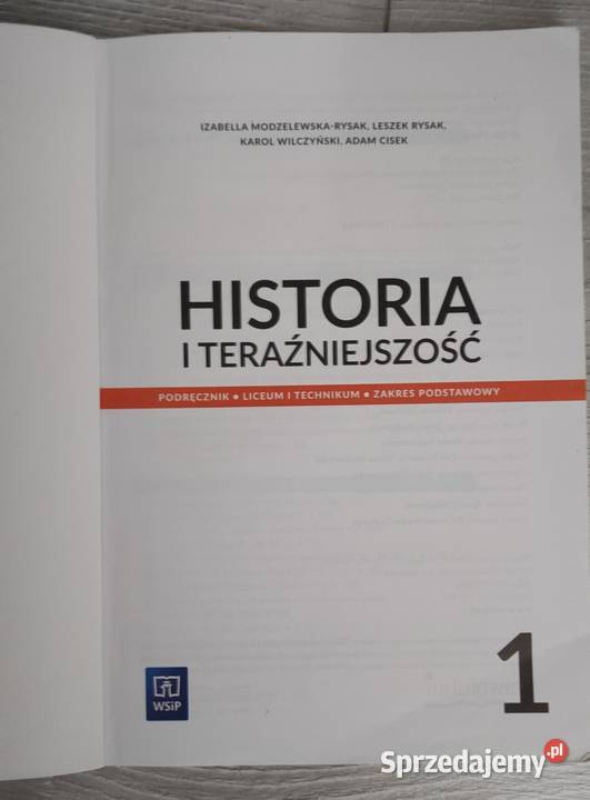 Historia i Teraźniejszość 1 Podręcznik zakres tradycyjny podręcznik Szczecin