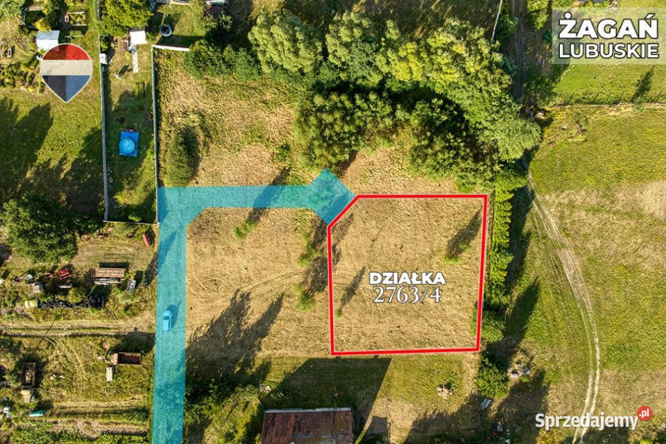 Na sprzedaż działka 1201 m Oś Moczyń Żagań