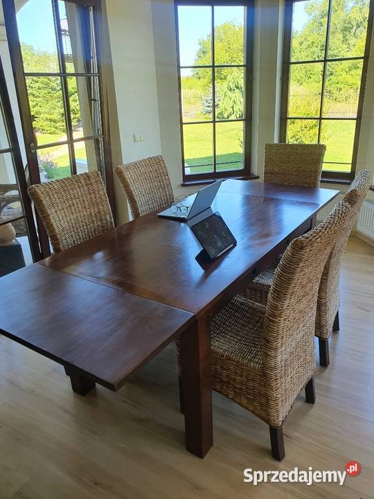 stół drewniany ekskluzywne indyjskie drewno Jawor