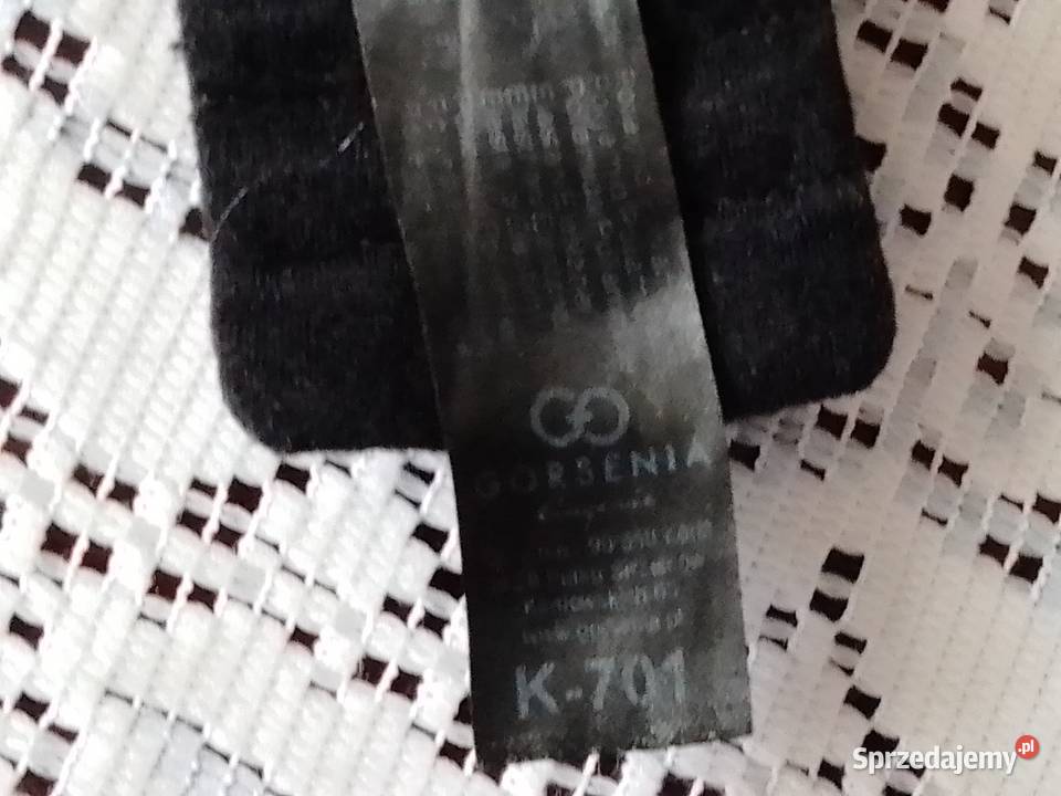 Biustonosz czarnyGorsenia EU 85G polski produkt Sosnowiec