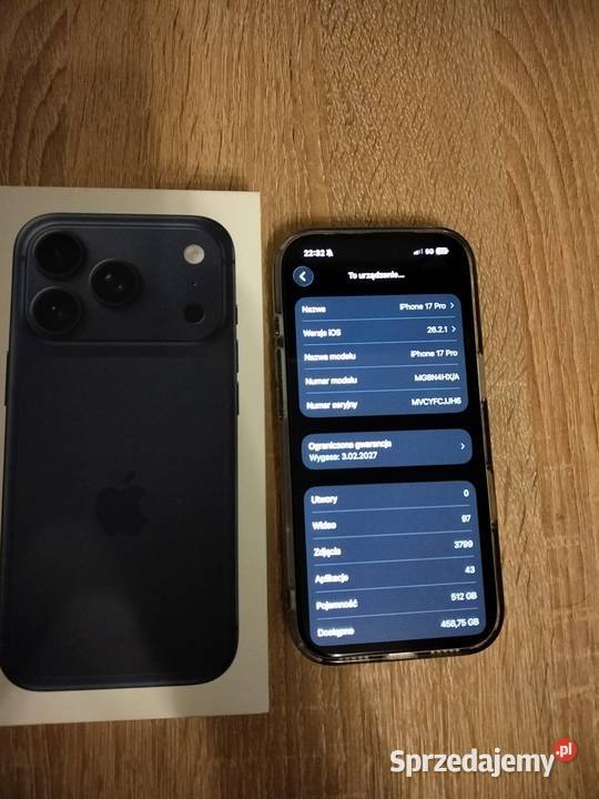 iPhone 17 Pro 512GB Bydgoszcz
