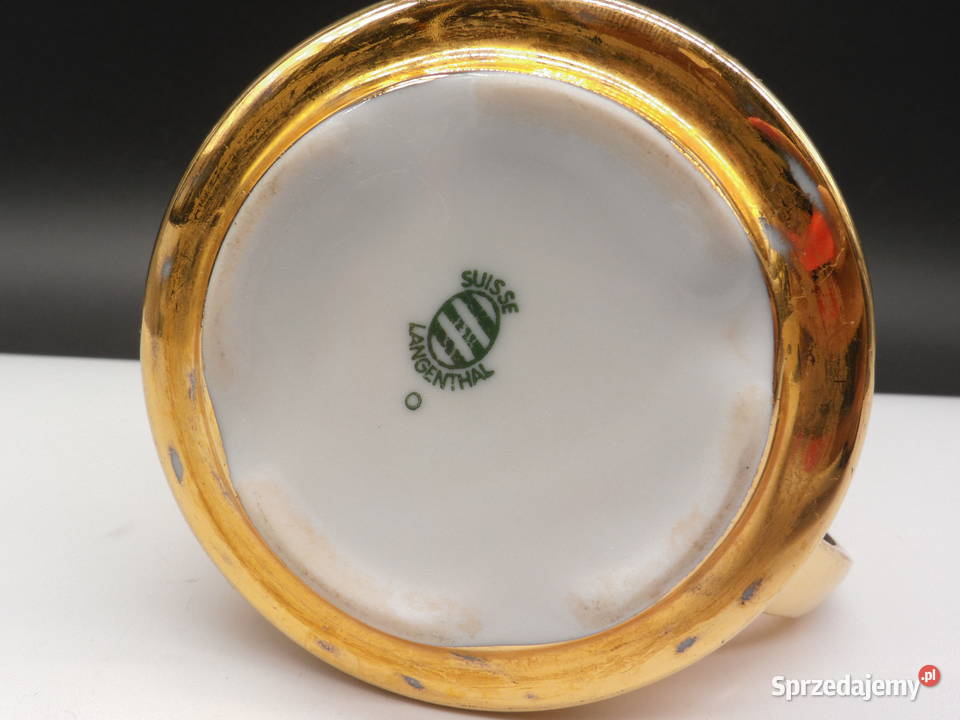 Porcelanowa filiżanka do espresso mokki SUISSE wielkopolskie Raszków sprzedam