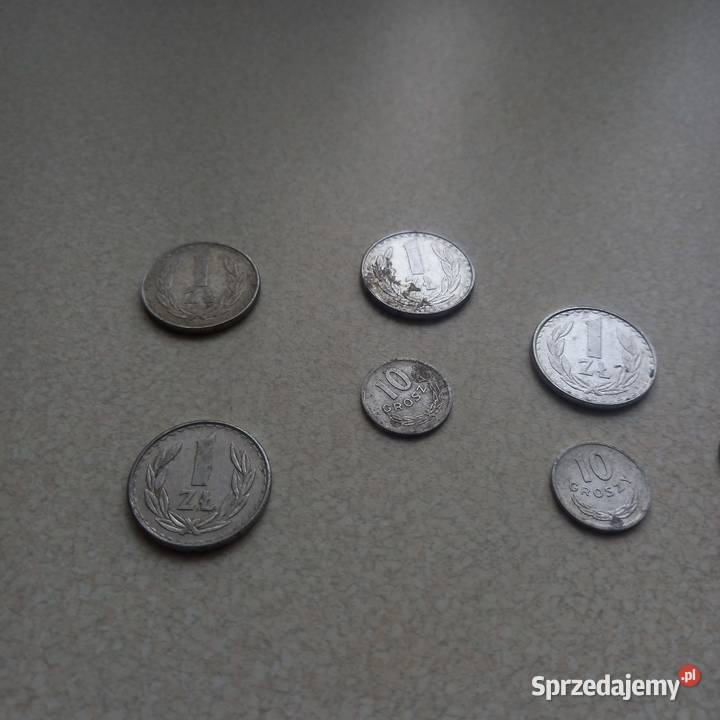 Monety 1zloty i 10gr mazowieckie Mrozy