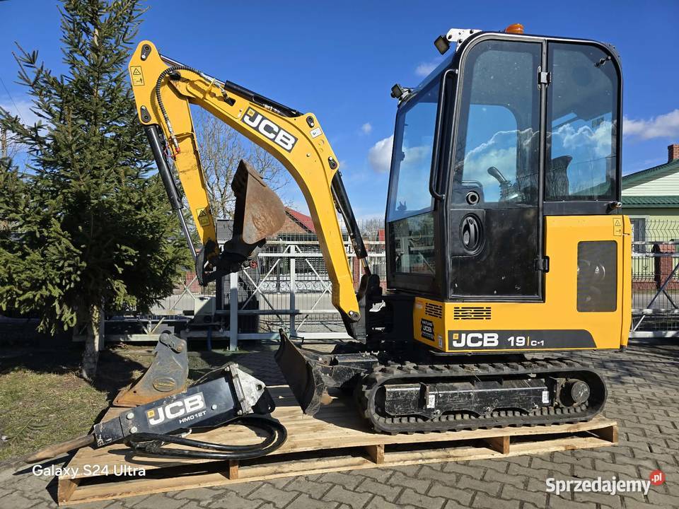 JCB 19 c1 minikoparka 2025 młot 2 łyżki sprzedam